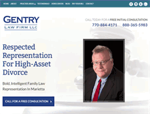 Tablet Screenshot of gentrylawfirmgeorgia.com